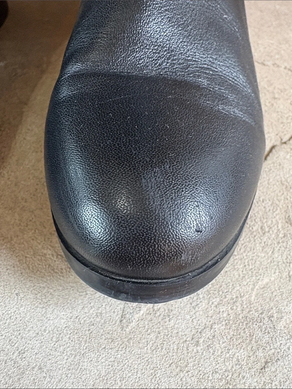 Michael Kors sz 7 black leather tall riding boots